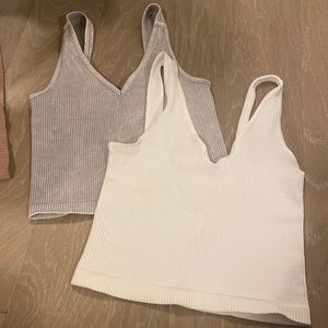 GREY + WHITE TANK SET